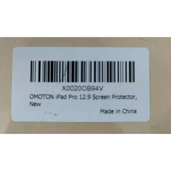 NIB Omoton Ipad Pro 12.9 Tempered Screen Protector - 2020 And 2018 - Picture 2 of 2